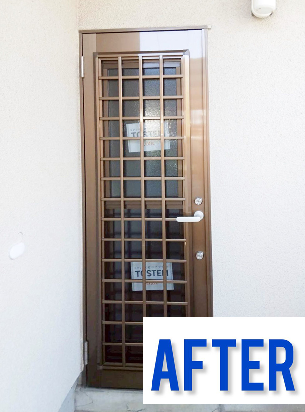 勝手口ドア交換工事｜古河市B様邸｜2026.02.02